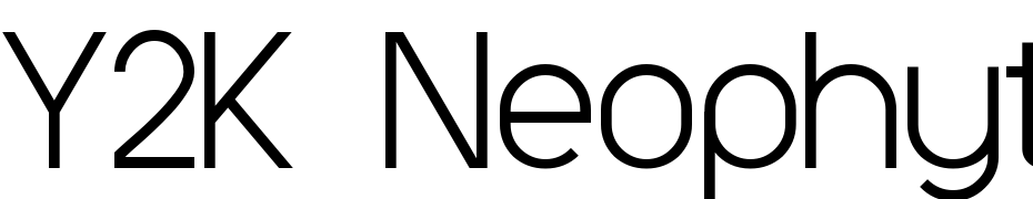 Y2K Neophyte cкачати шрифт безкоштовно
